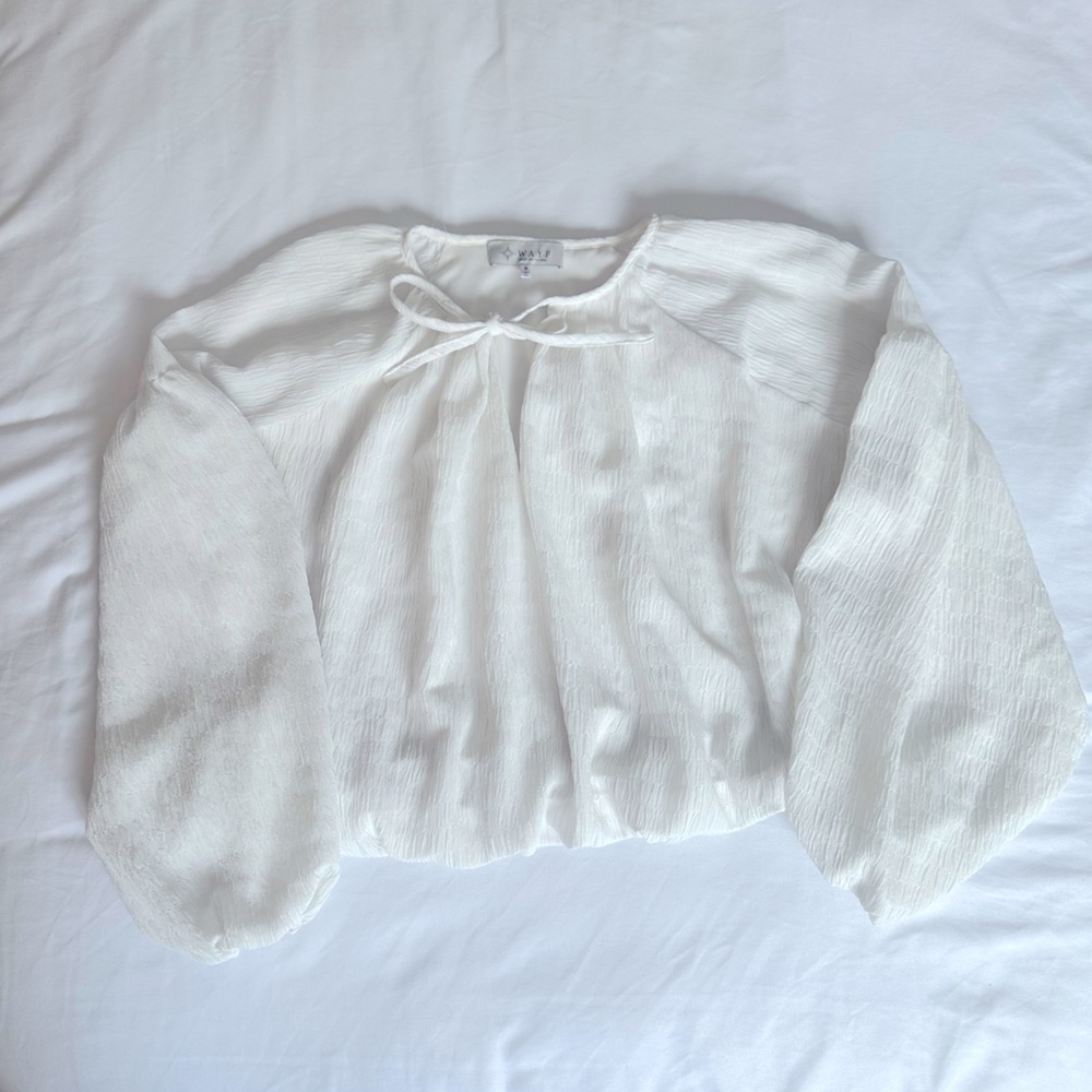 WAYF White Blouse